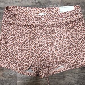 American Eagle Leopard Print Shorts